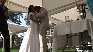 Couples engaging in sex with a Czech bride and groom