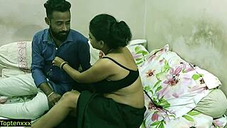 Jasmine Indian wife home intercourse and enjoy Tamil beautiful senior lady in HD video