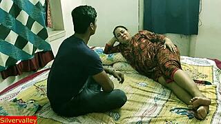 Craving for Tamil aunty sex continue to get her pussy drilled by the nephew in HD