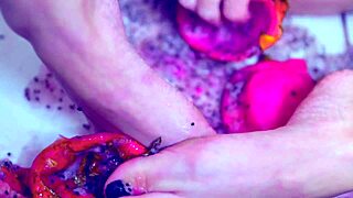 Lesbian teen girls online turn on their fanasies of foot worship and rubbing it with the cream on HD video