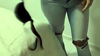 Ukrainian cute wife with big rear end fucks in a selfmade video
