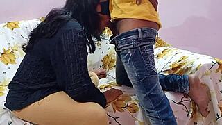 Fresh faced rural cav gücü fucks hard and deep in Indian porn video