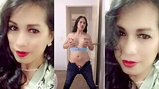 College nude ebony shemale quits college to perform anal sex on webcam