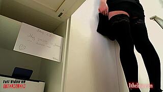 Amateur wives get naughty on the job: Originally this was meant as a compilation of public masturbation