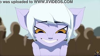 Some of shortsack scenes in anime movie of Lol Tristana got gangbanged