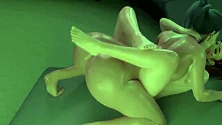 Real cartoon futanari gets her pussy fucked in hot 3D pornography video