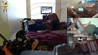 Big black cock creampies African American MILF