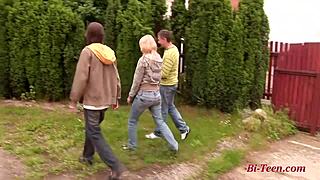 Young bisexual.multipart legends lovers in energetic trashing bonking