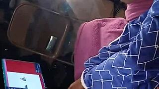 African American babe with very nice natural boobs gets boned really good