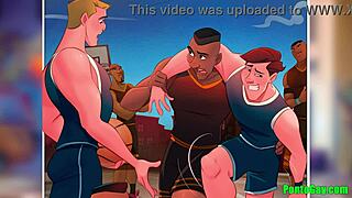 HD cartoon porn: First part is boys kicking losers ass