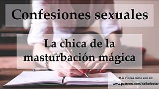 Screenning of sexual activity of Spanish teen made by her in a home video