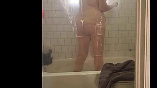 Hot milf mommavee has dirty shower at her step brother’s house