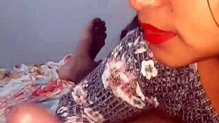 Prostitute swallows cum from cuckold's friend in mouth