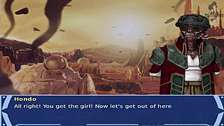 in this star wars part, the orange trainer deals with intense challenges