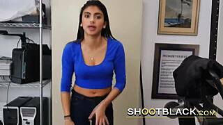 Blowing the Boss's Cock Lands Brunette Hard Office Fucking