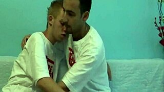 Intense Gay Bareback Blowjob