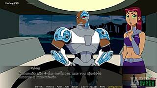 High quality video of Teen Titans Parody 18+ featuring ass fucking and cum in mouth