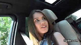 Nympho blows penis hard in pov.