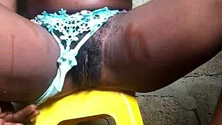 watch me spank my oiled breasts and massage them before playing with my tight slit