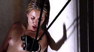 Hey, watch candice finger her shaved pussy solo in this hot babe video 😏