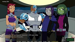 High quality video of Teen Titans Parody 18+ featuring ass fucking and cum in mouth