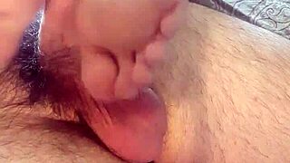 foot massage turns into intense footjob cumshot scene