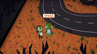 sex or treat halloween hentai game ep 2 with witch licking