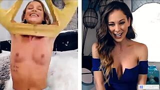 And Stepmom Cherie Deville with Emma Hix Masturbating on Webcam