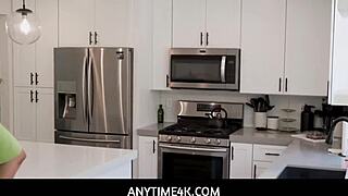 chloe surreal bounces her big natural tits for the landlord during free use