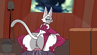 Furry Hentai: Shower Load and Fat Black Mature Ass Destroyed in High Definition