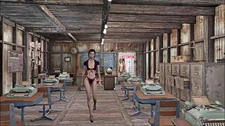 fallout 4 sexy teacher fashion vibes