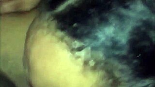 Bbw amateur gets wild with wet black ebony action at home