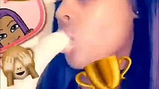 Bold banana blowjob action compilation