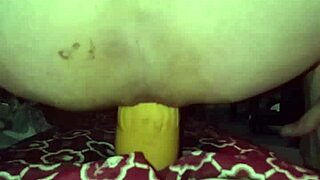 valentina trans dildo fucks my ass hard with toys in amateur anal solo