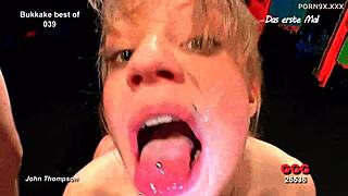 I can't get enough of this intense bukkake blowbang session