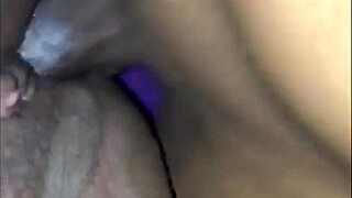 Bbw amateur gets wild with wet black ebony action at home