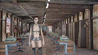 fallout 4 sexy teacher fashion vibes