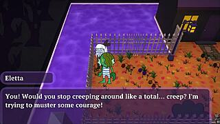 sex or treat halloween hentai game ep 2 with witch licking