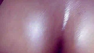 my wife gets her ebony ass bent over in doggystyle