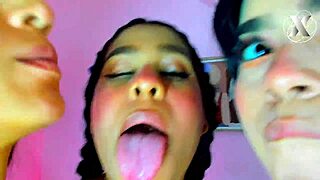 Beautiful women become sultry on cam