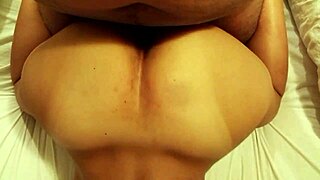 Intimate time with spouse in doggy position