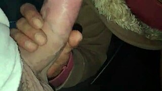 Amateurs engage in intense car fucking session