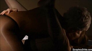 i slide my pantyhose strapless dildo deep