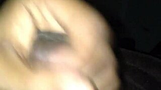 In this scene, a big black cock delivers a huge cumshot, covering everything with handjob assistance.