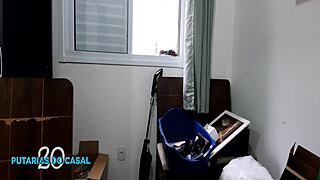 Amateur gay’s full frontal masturbation