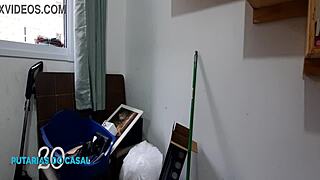 Latina RIDES cock in her ASS, reaching ORGASM