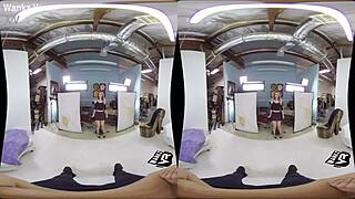 wankzvr features stella cox in a money shot scene with natural tits