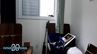Amateur gay’s full frontal masturbation