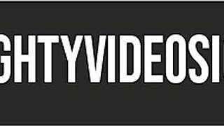 paola gurgel getting ready after the shoot, licking and squirting