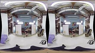 wankzvr features stella cox in a money shot scene with natural tits